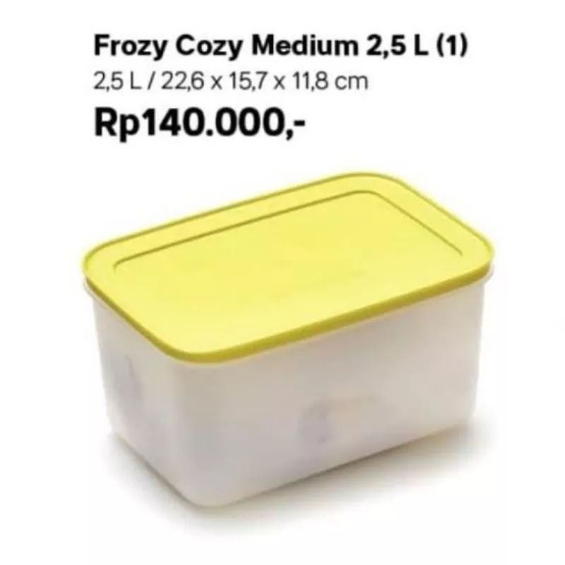 TUPPERWARE FROZY COZY MEDOUM 2,5 L Original