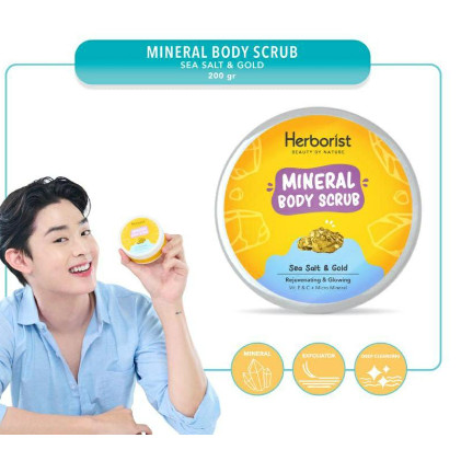 Herborist Mineral Body Scrub 200gr (Lulur Badan)