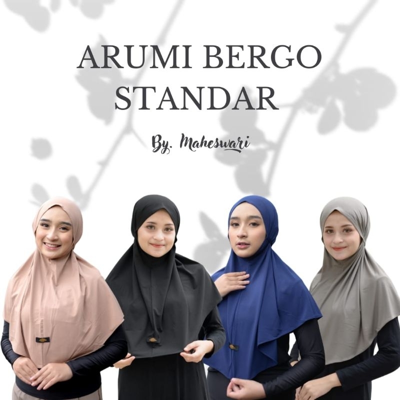 Hijab Arumi Bergo Standar by Maheswari