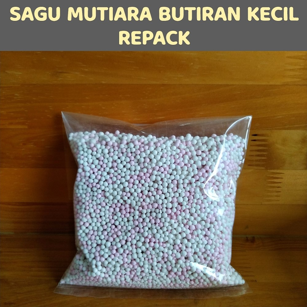

Sagu Mutiara Butiran Kecil Repack 250gr