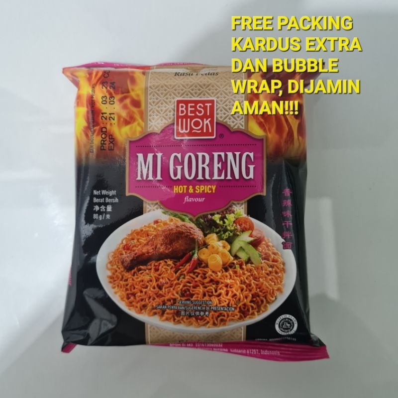 MIE BEST WOK HOT &amp; SPICY / MIE BEST WOK GORENG / MIE BESWOK / MIE BEST WOK 1 DUS / MIE BESTWOK / MIE GORENG / MIE INSTANT / MIE BEST WOK GORENG 1 DUS