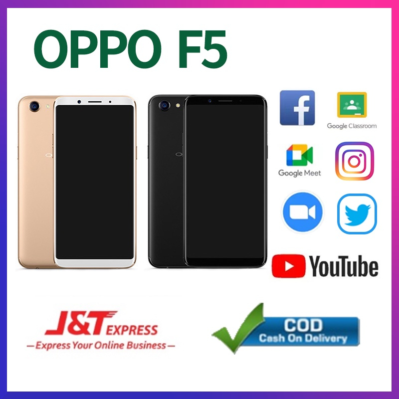 hp oppo F5 ready ram 4/64GB Layar HD baru murah Android Smartphone fullset 100% Garansi Toko