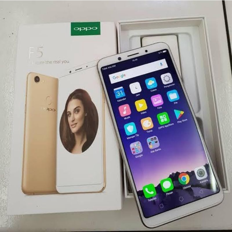 hp oppo F5 ready ram 4/64GB Layar HD baru murah Android Smartphone fullset 100% Garansi Toko