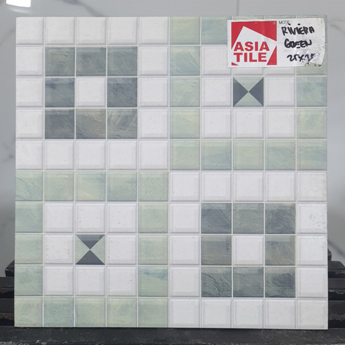 Keramik Lantai Kamar Mandi Kasar 25x25 Asia Riviera Green