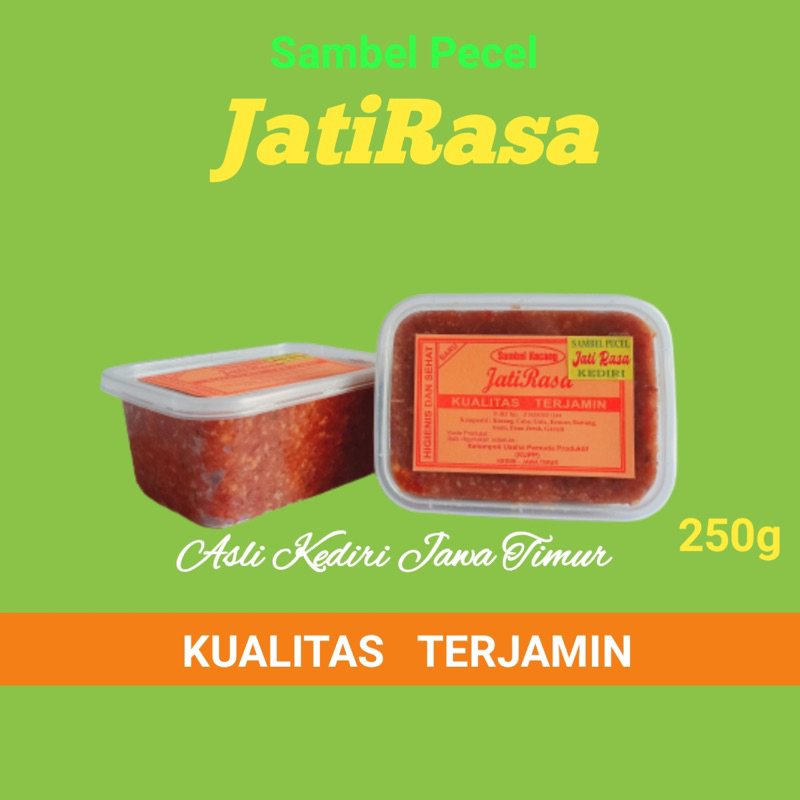 

Sambel Pecel Jatirasa Kemasan Cup 250gr