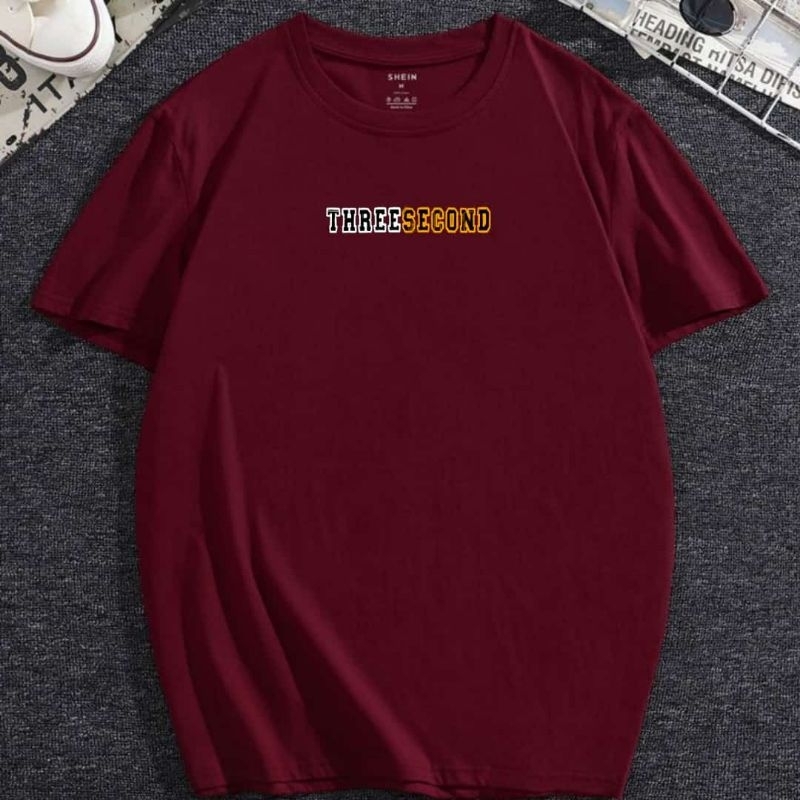 KAOS DISTO LENGAN PENDEK BM ORI PRIA WANITA MAROON