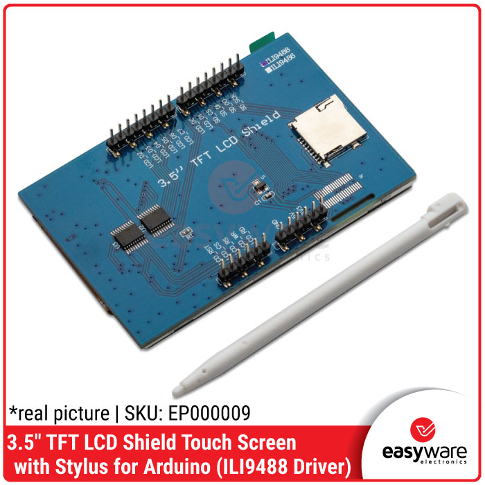 TFT LCD 3.5 inch Shiled Touch Screen ILI9488 Display for Arduino 3.5&quot; 480x320 Pixel