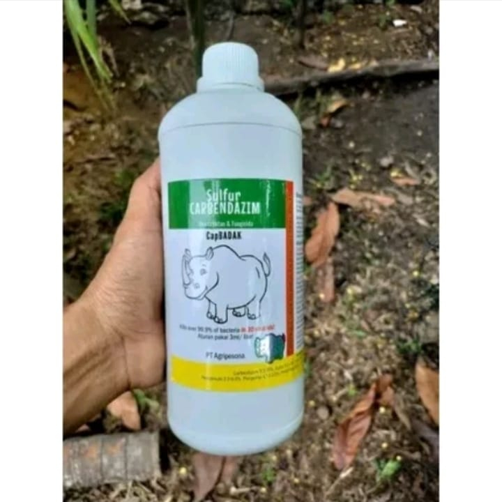 Desinfektan Cap Badak 1 liter (1000ml) / Sulfur Carbendazim / Desinfektan kandang peternakan / Pengh