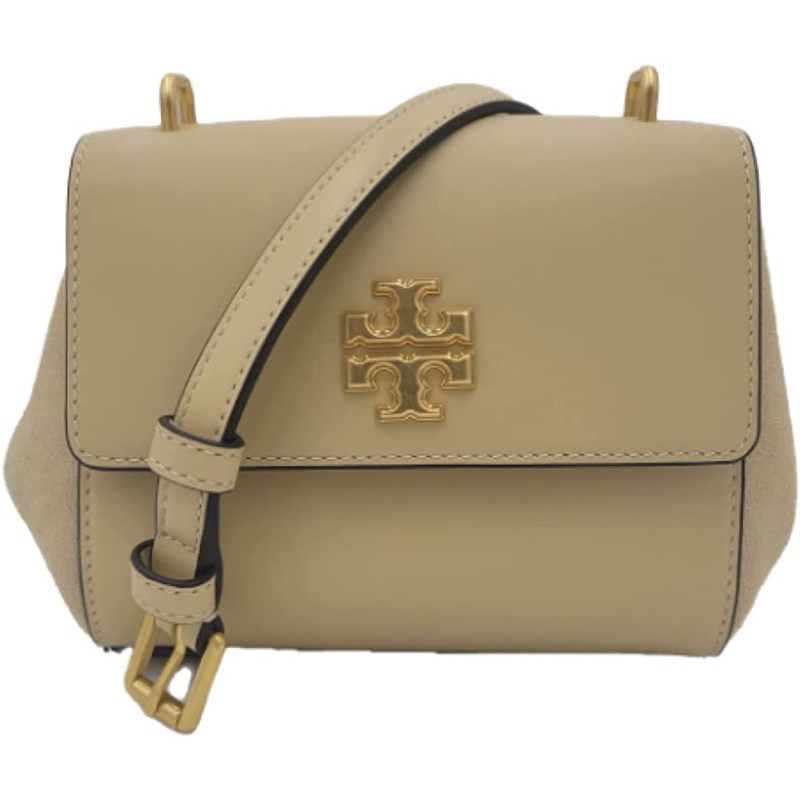 Tory Burch Julliete Mixed Material Leather Suede Pancake TB 89685