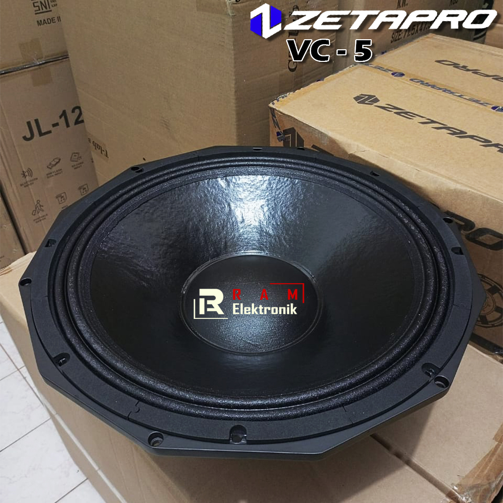 Komponen Speaker 18 Inch ZETAPRO 18VC5 | 18 VC5 Original 2000 Watt