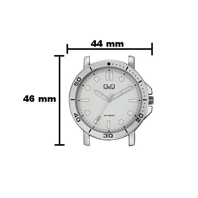 Jam Tangan Pria Casual Business Kulit Leather Analog Original Q&amp;Q QnQ QQ Q416 QB86 Series