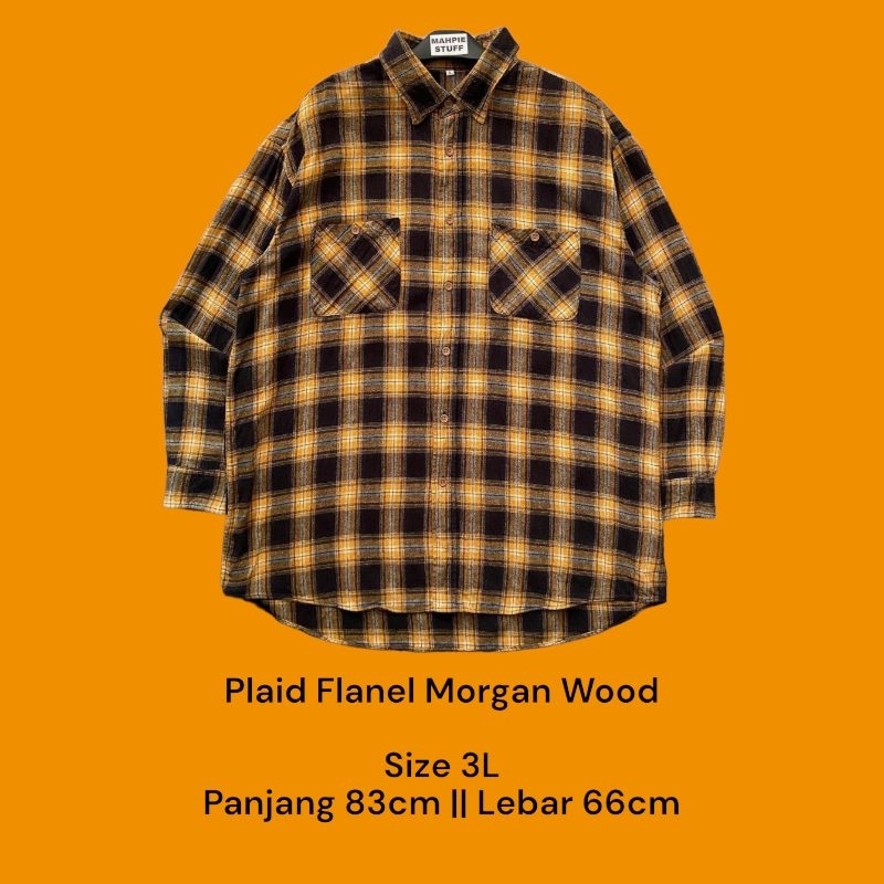 (83x66) Kemeja Flanel Veterano Second Mahpiestuff Size 3L