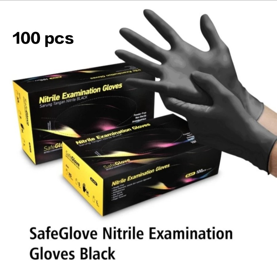 SAFEGLOVE NITRILE PER BOX- SARUNG TANGAN NITRILE