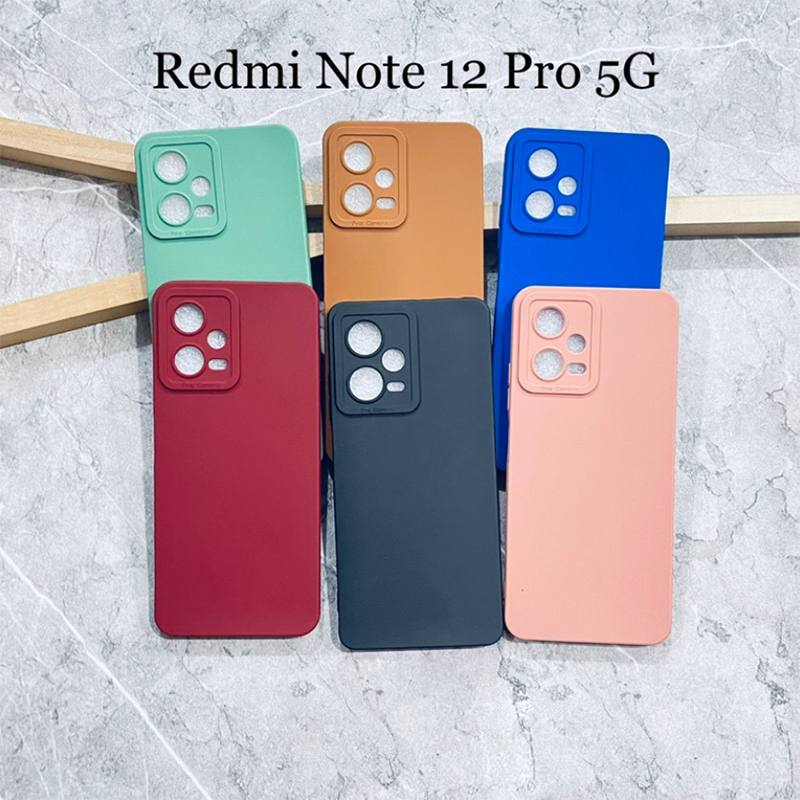 Softcase Xiaomi Redmi Note 12 Redmi Note 12 4G Redmi Note 12 5G Redmi Note 12 Pro Redmi Note 12 Pro 5G Case 3D Pro Camera Gel Silika Casing