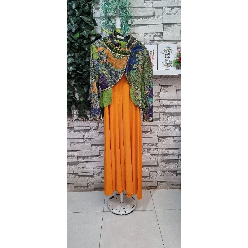 Preloved dress dan outer bolero Dian pelangi | Hanya DP sisa TF