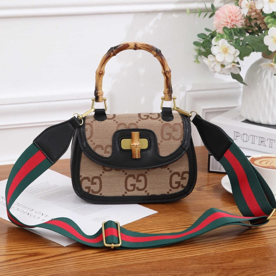 Tas Selempang Wanita Sling bag Bahu Crossbody bag Kulit Polos Handbag Jinjing Fashion Kondangan Wanita Makeup Aesthetic 213