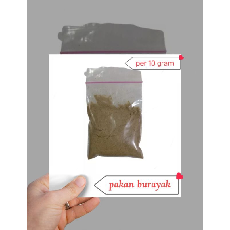 pakan pelet burayak anakan ikan/ pelet anak ikan/ pakan burayak.