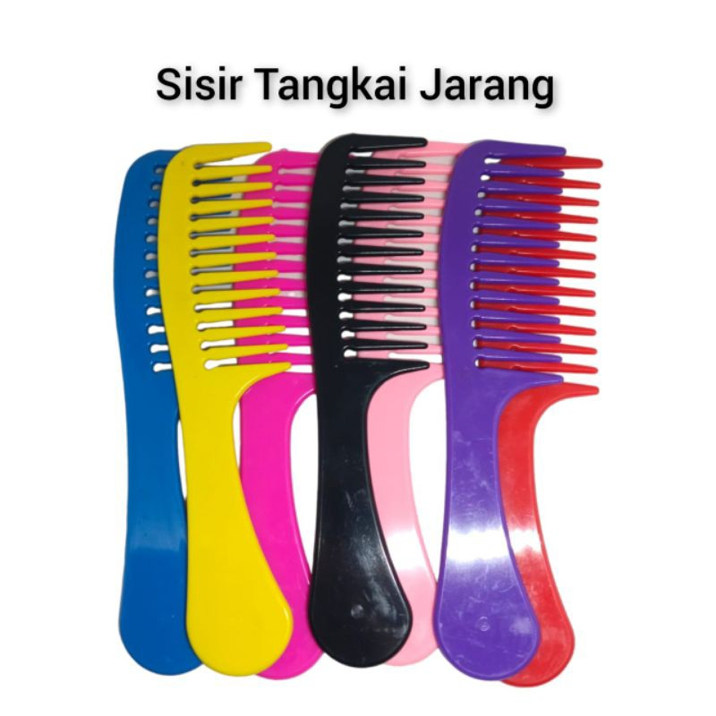 ⭐️ Jendela Kosmetik ⭐️ Sisir Gagang Jarang Besar Sisir Rambut Gagang  / Sisir Rambut Rontok Sisir Renggang / Sisir gagang lubang / Sisir Murah / Sisir lucu