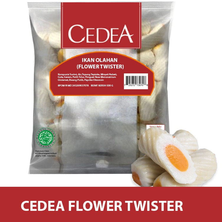 

FROZEN FOOD CEDEA FLOWER TWISTER 500GRAM - DISASS JOGJA