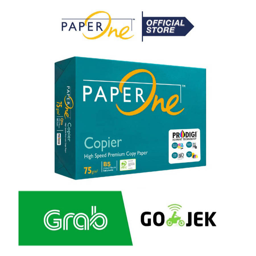 

Kertas HVS PaperOne 1 DUS / PER BOX (KHUSUS GOSEND/GRAB)