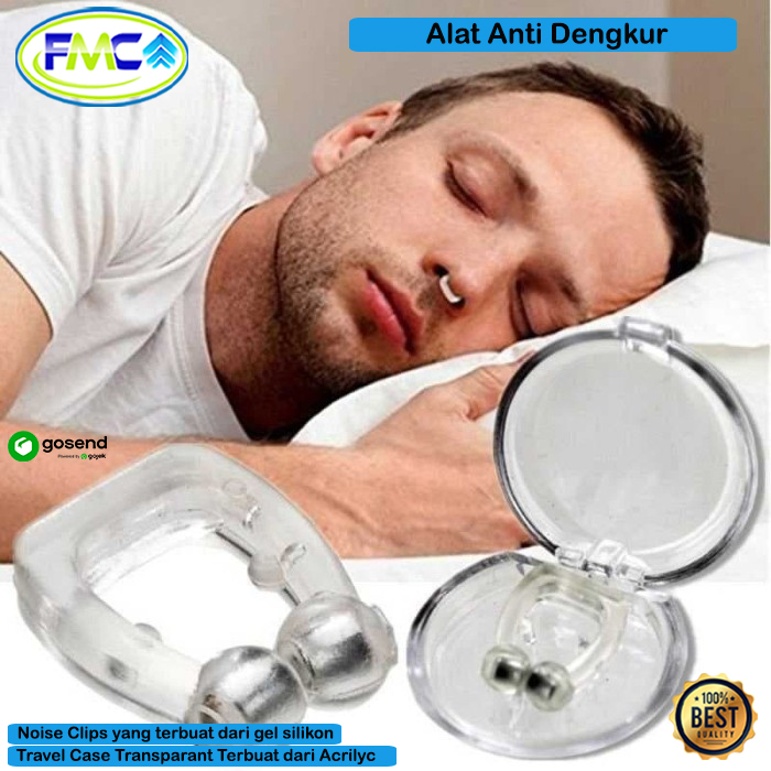 Alat Anti Ngorok Bantu Pereda Dengkur Saat Tidur Snoring Magnetic Nose Clip Hidung