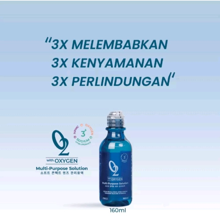 CAIRAN PEMBERSIH SOFTLENS :: Omega O2 3+ with Oxygen 160ML