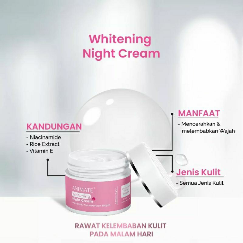 ANIMATE Instant Whitening Series -Perawatan Pencerah Wajah