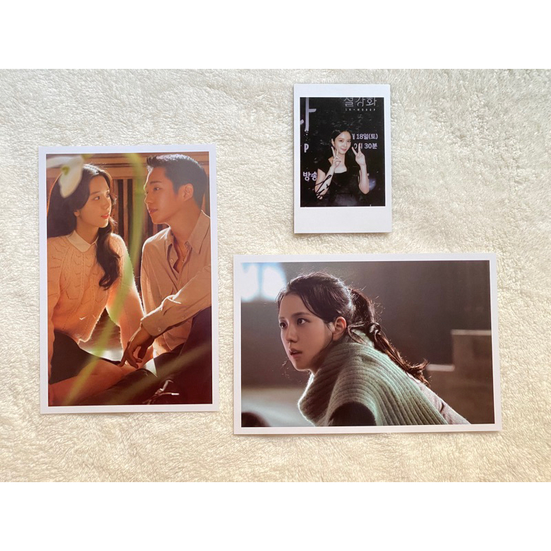 Sharing Album Snowdrop Signed Polaroid Jisoo Blackpink