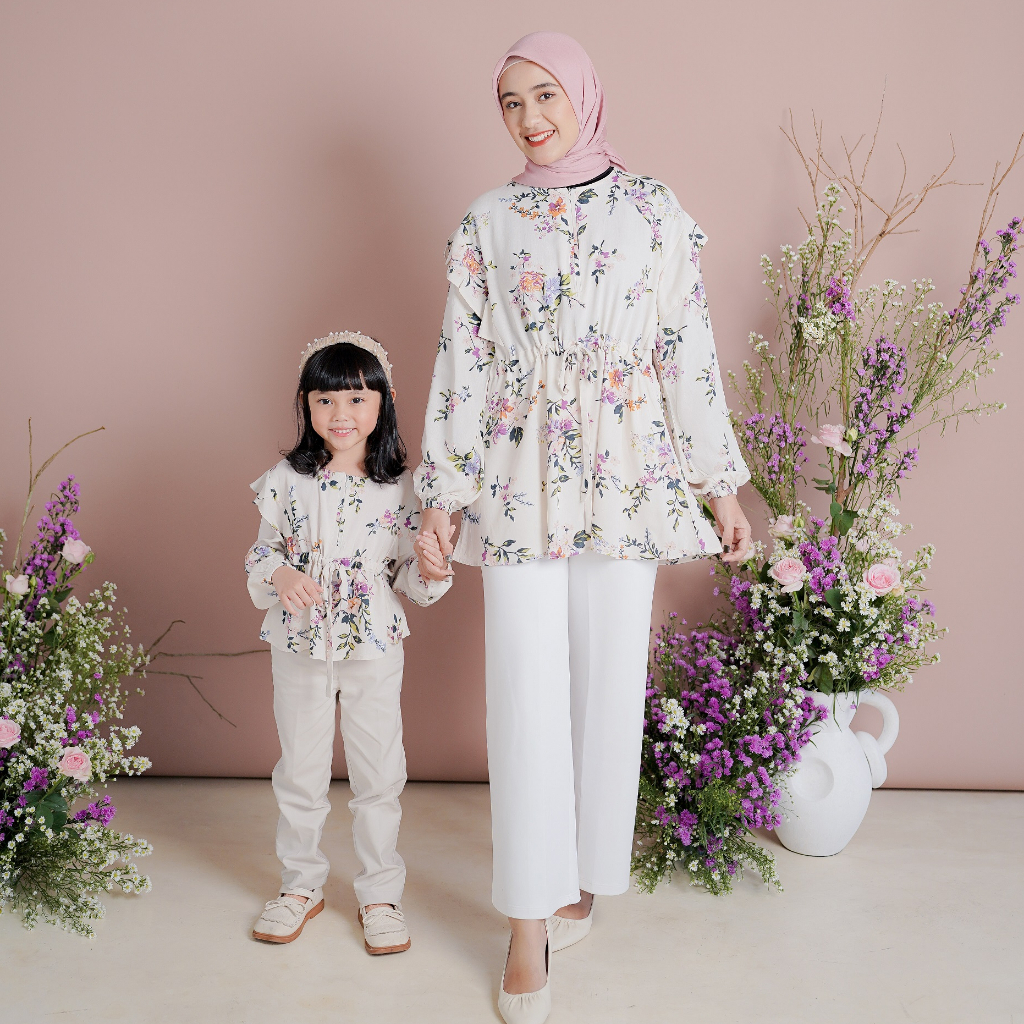 ZHENA BLOUSE COUPLE MOM AND KIDS