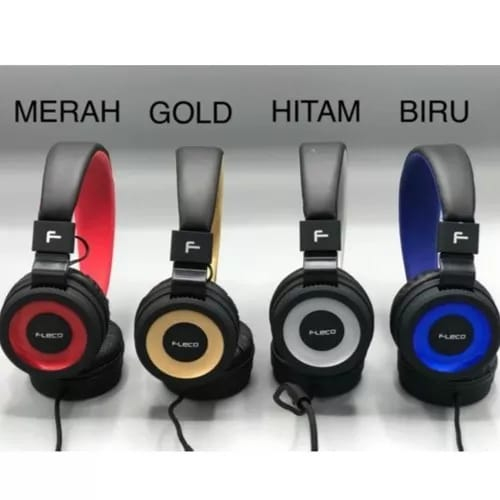 Headset Gaming Headphone Extra Bass Handsfree Bando TERMURAH TERBAIK FL-999 FLECO