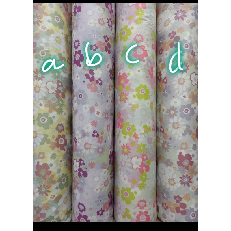 katun jepang tokai senko motif bunga