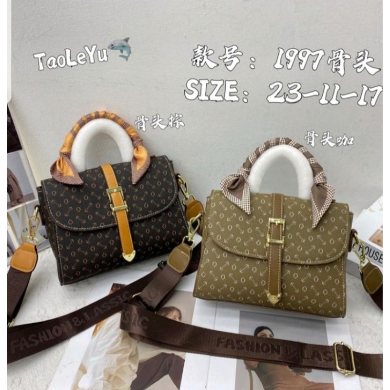 TAS FASHION IMPORT WANITA 1997 TAOLEYU SLINGBAG