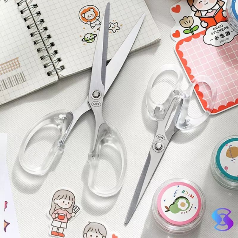 

TOKOUNIKMEDAN gunting transparan pemotong kertas scarpbook