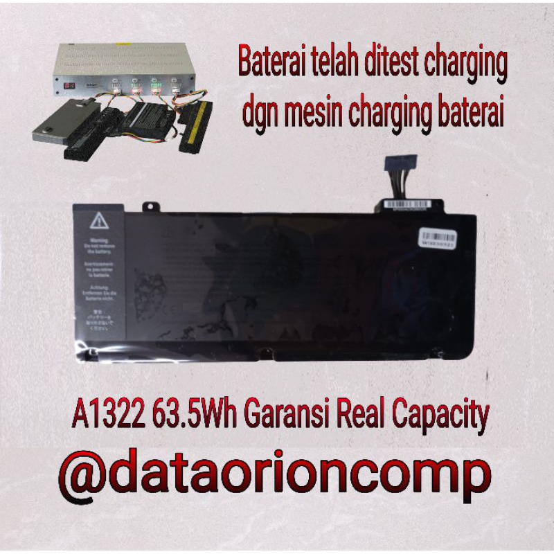 Baterai Apple Macbook Pro A1322 A1378 A1278 13 inchi