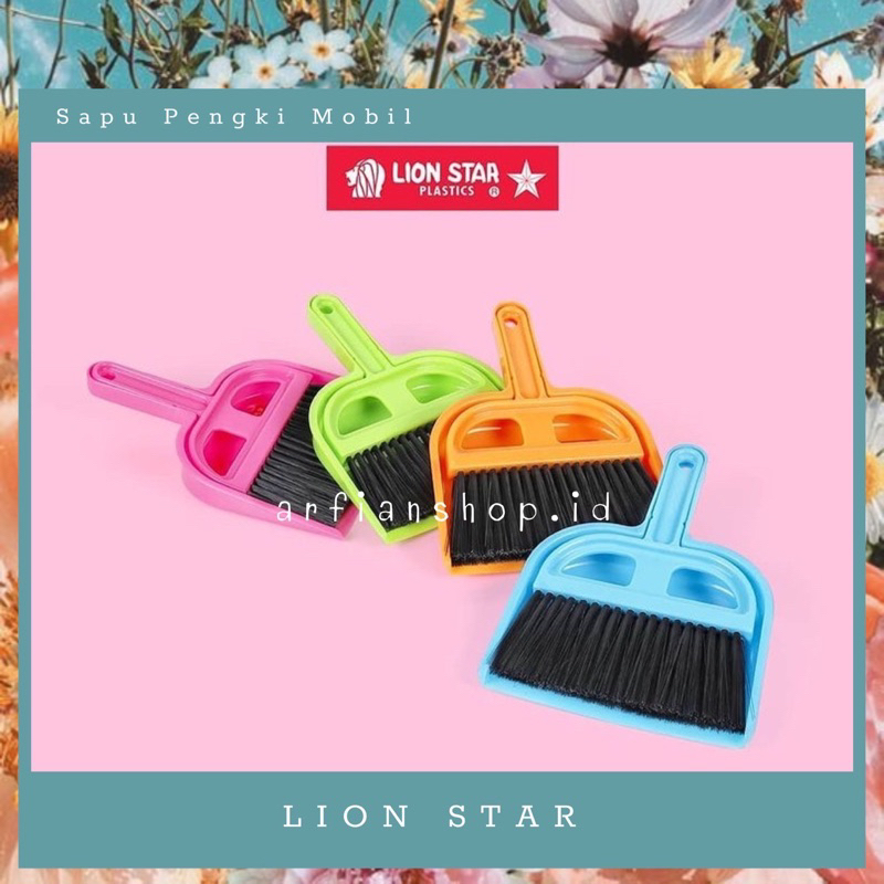 Lion Star - Dustpan Set / Sapu Mobil / Sapu Mini
