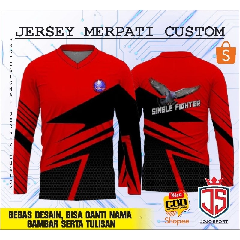 jersey merpati balap custom