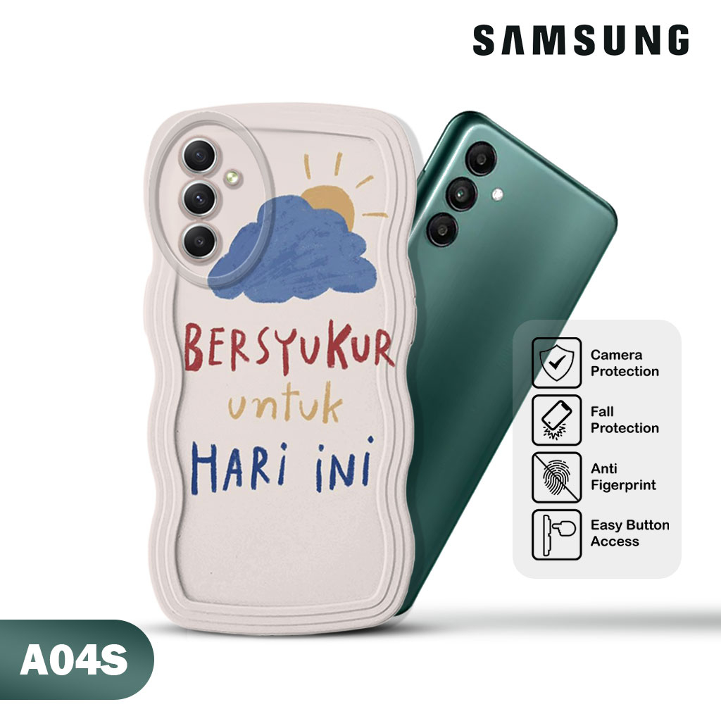 SOFTCASE SAMSUNG A04S (QUOTESISLAMIC) BERGELOMBANG - SILIKON CASE HP A04S - CASING HP SAMSUNG A04S - SILIKON HP SAMSUNG A04S TERBARU BEST SELLER AMAZON CASE