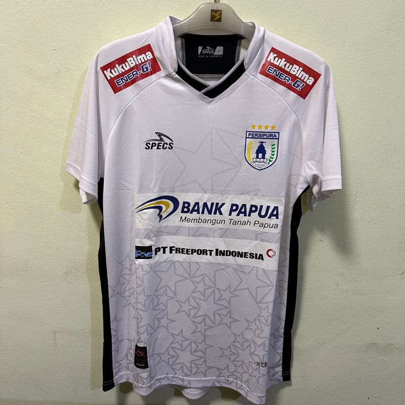 KAOS JERSEY PERSIPURA FC AWAY(WHITE-BLACK)
