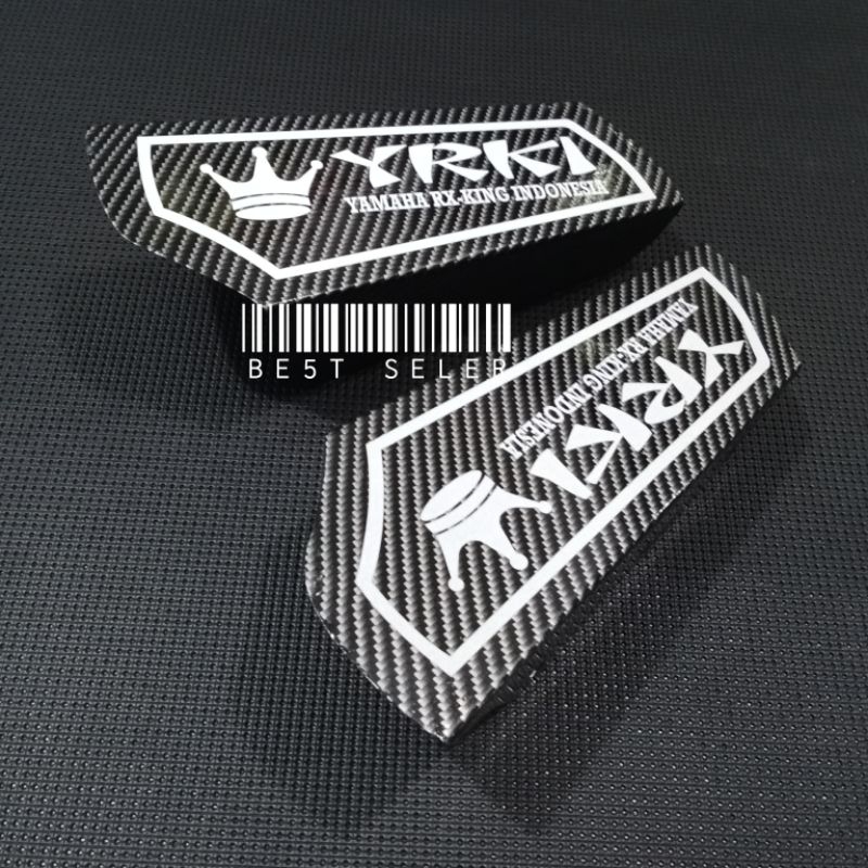 Cover Pendingin Blok Rx King RxKing Rx K - YRKI Karbon + Stiker Karbon YRKI
