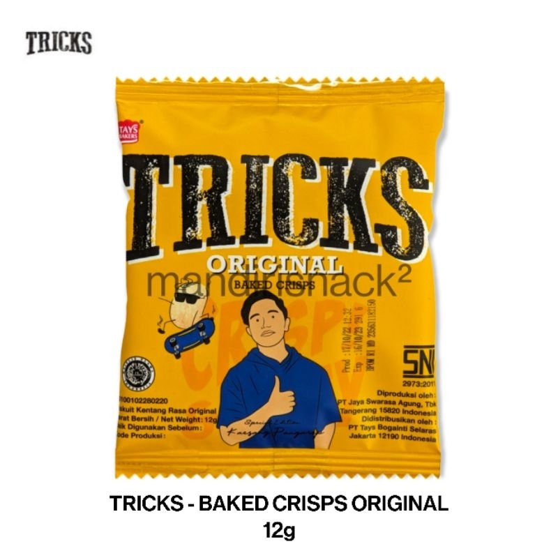 

TRICKS - ORIGINAL. BISKUIT KENTANG RASA ORIGINAL