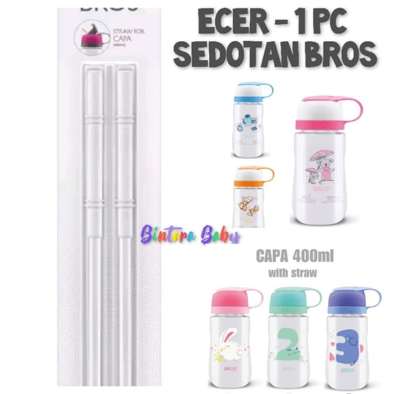 Ecer 1 pc Bros Straw Replacement Capa Straw 400ml