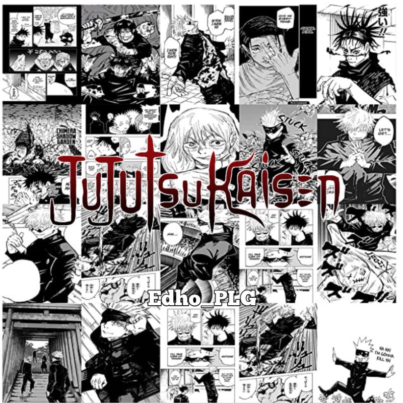 poster manga wall anime Jujutsu kaisen / poster manga anime Jujutsu kaisen