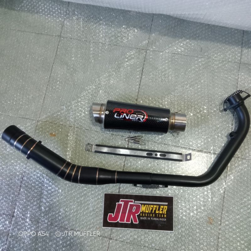 Knalpot racing PROLINER CARBON CB 150R NEW CBR 150R SUPRA GTR 150 SONIC 150