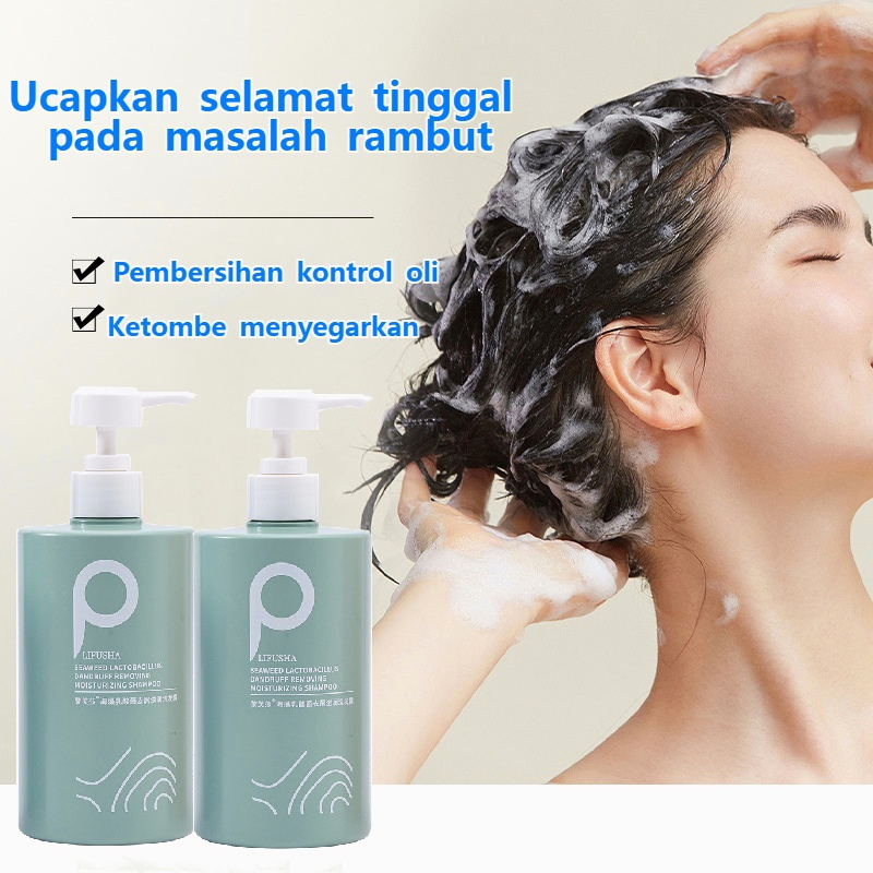 Anti-dandruff shampoo Sampo anti ketombe Shampo anti rontok Pengontrol minyak, anti-gatal, anti-ketombe, anti-penumpahan Bahan garam laut impor, penghilangan tungau 99%.Shampo anti ketombe dan anti gatal paling ampuh di Indonesia