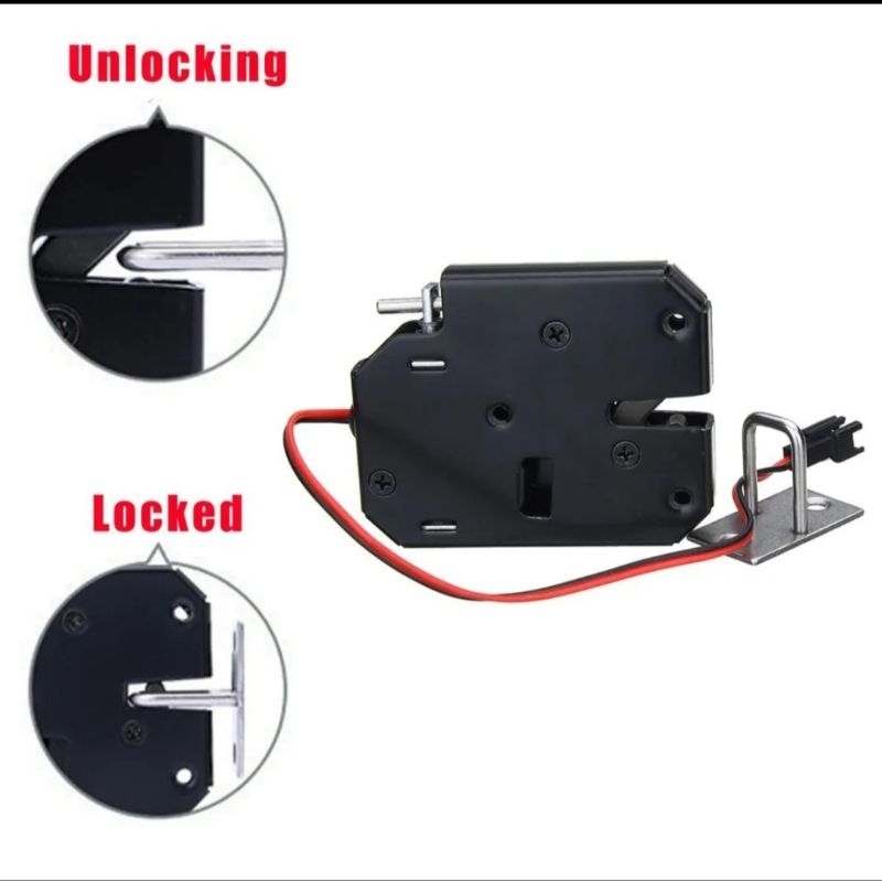 Electric Cabinet Lock 12V / Selenoid Door Lock / Locked Lock / Solenoid Lock Door Lock
