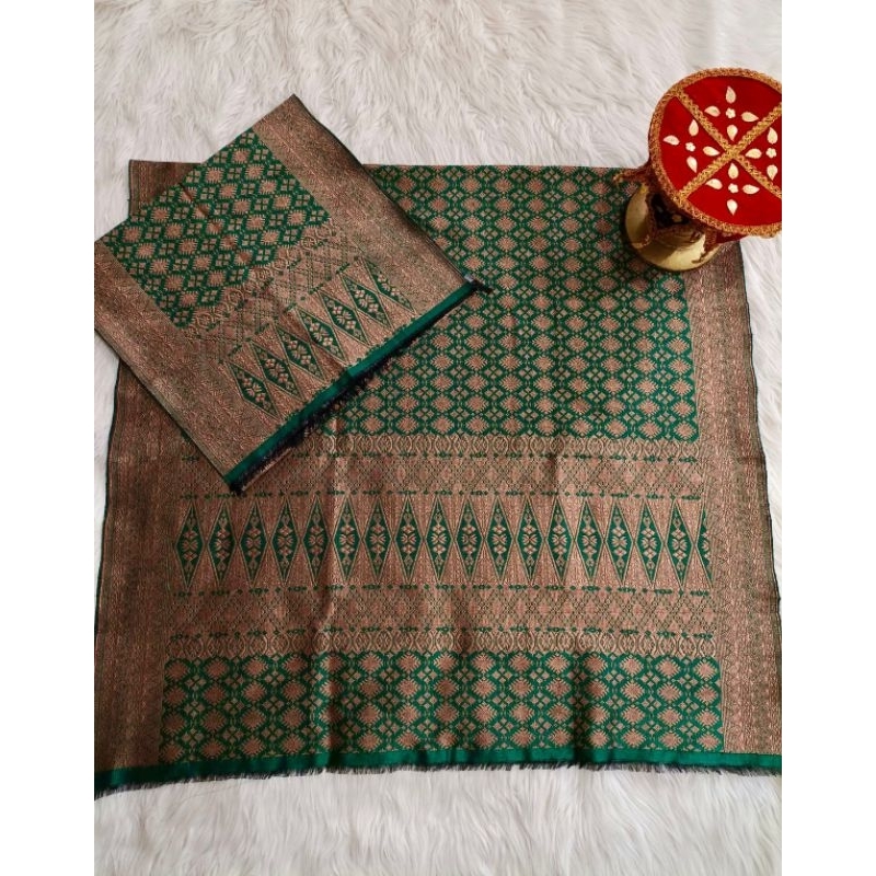 Songket tenun asli padang/songket pesta
