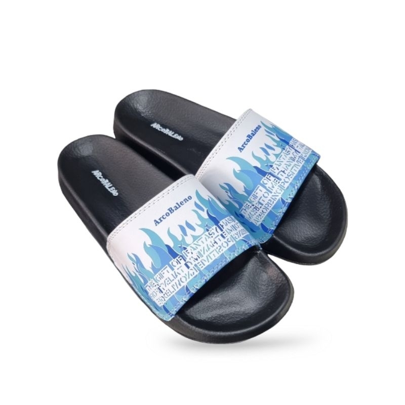 Sandal selop pria sandal slip on sendal slop sendal Distro slip on