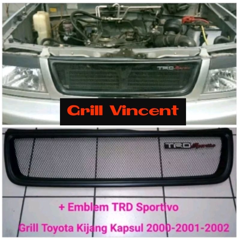 Grill Kijang Kapsul 2000 2001 2002 LGX Emblem TRD