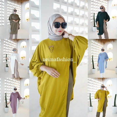 ONE SET TUNIK KAFTAN/ONESET WANITA KEKINIAN