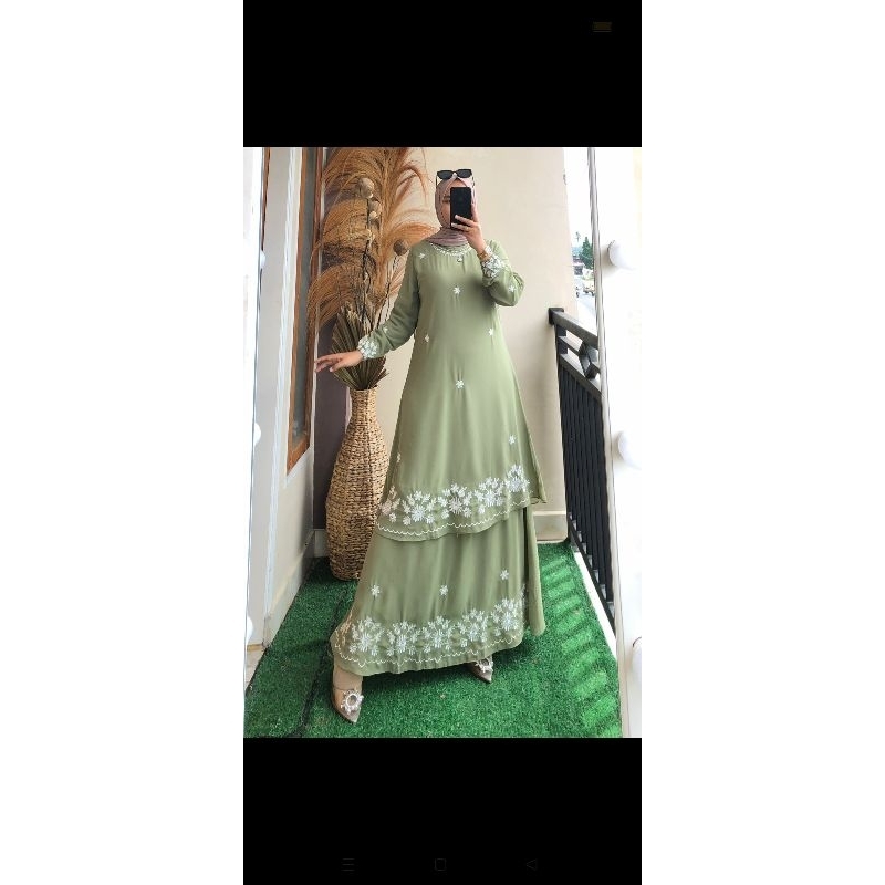 Gamis malaysia bordir